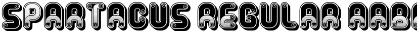 Spartacus Regular font