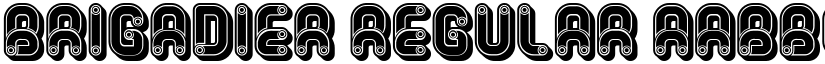 Brigadier Regular font