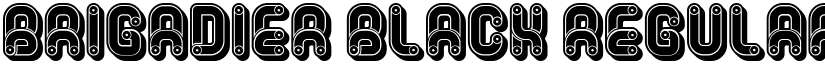 Brigadier Black Regular font