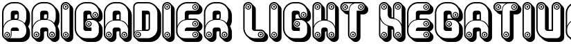 Brigadier Light Negative Regular font