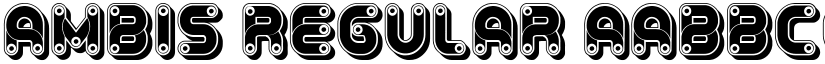 Ambis Regular font