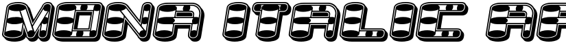 Mona Italic font