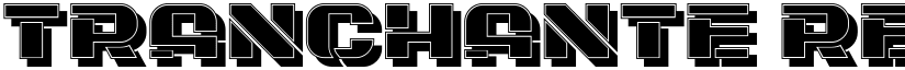 Tranchante font download