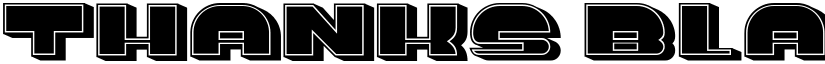 Thanks Black font