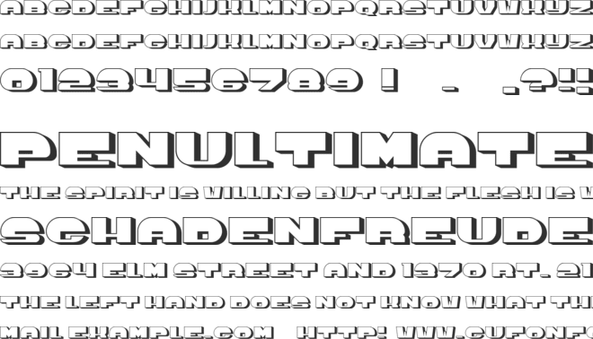 Thanks font preview