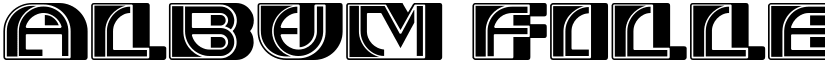 Album Filled Regular font