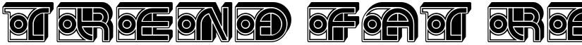 Trend Fat Regular font