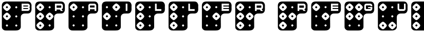 Brailler Regular font