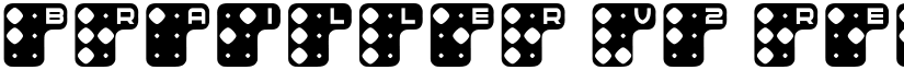 Brailler V2 Regular font