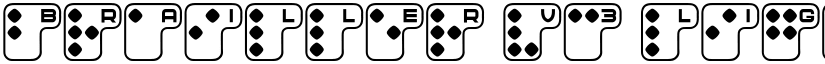 Brailler V3 Light Regular font