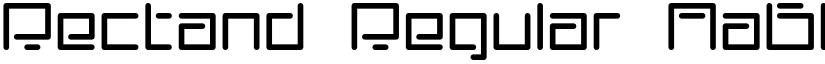 Rectand Regular font