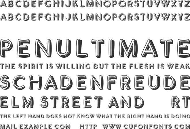 Luxury font preview