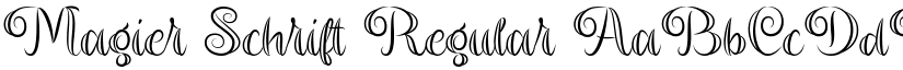 Magier Schrift Regular font