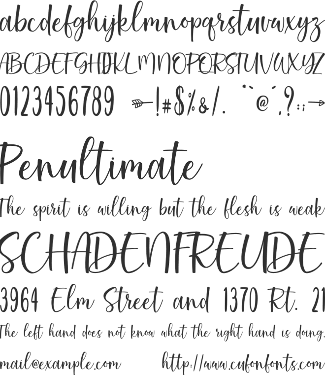 Cutie Cupid - Personal Use font preview