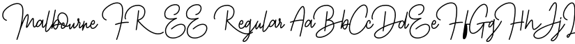Malbourne FREE Regular font