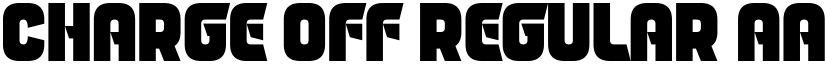 Charge Off Regular font