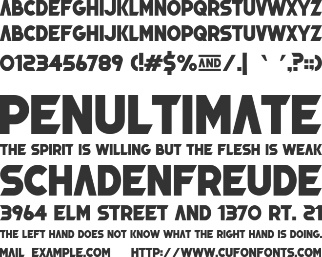 Arrakis font preview