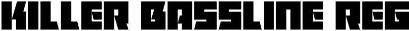 Killer Bassline Regular font