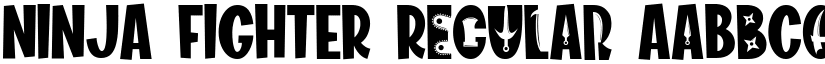 NINJA FIGHTER Regular font
