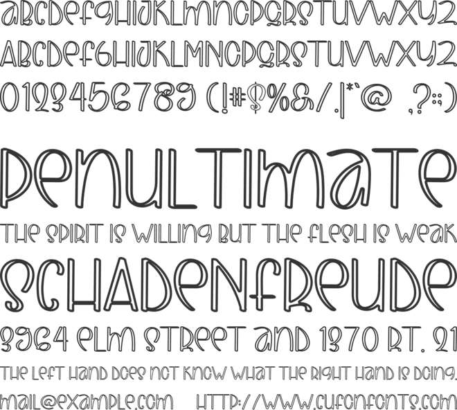 FLAYING HORSE font preview