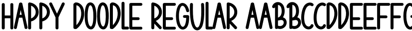 HAPPY DOODLE Regular font