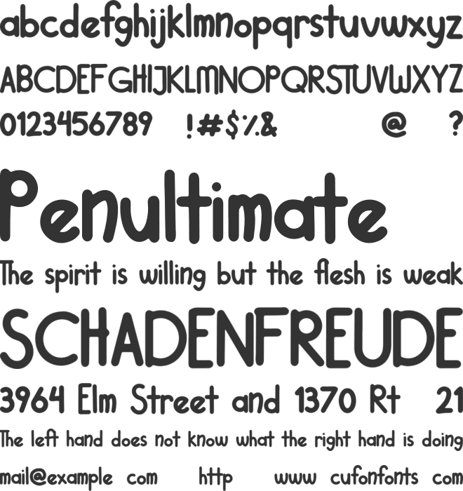 Little Orion - Personal Use font preview