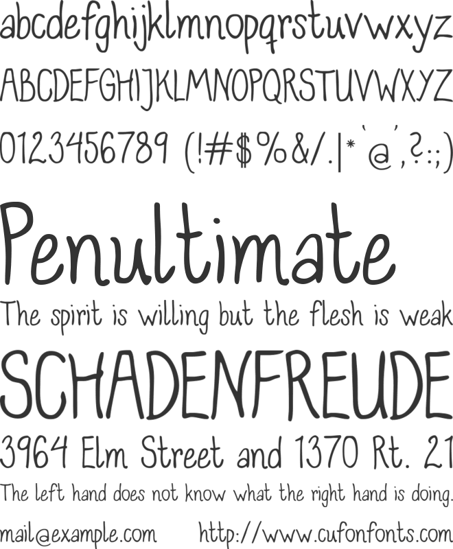 Junaesvik font preview
