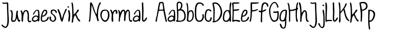 Junaesvik font download