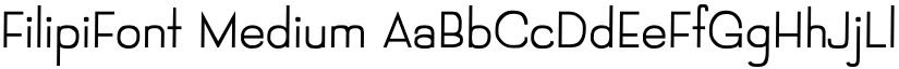 FilipiFont Medium font