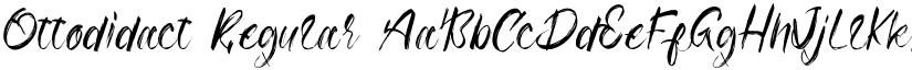 Ottodidact Regular font
