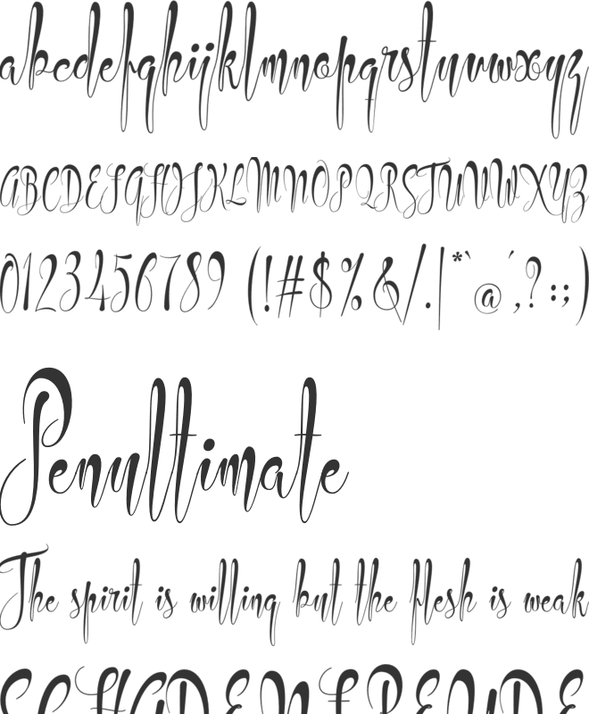 Philoshopy font preview