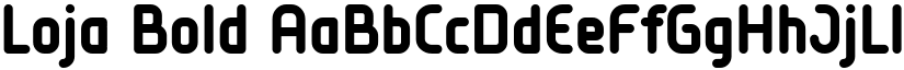Loja Bold font