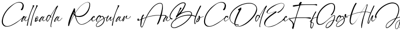 Calloada Regular font