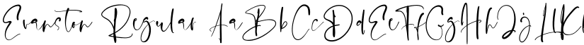 Evanston Regular font