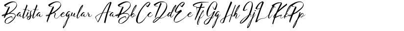 Batista Regular font