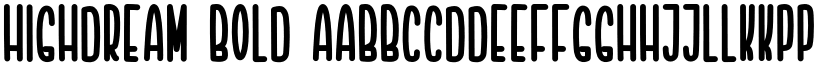Highdream Bold font