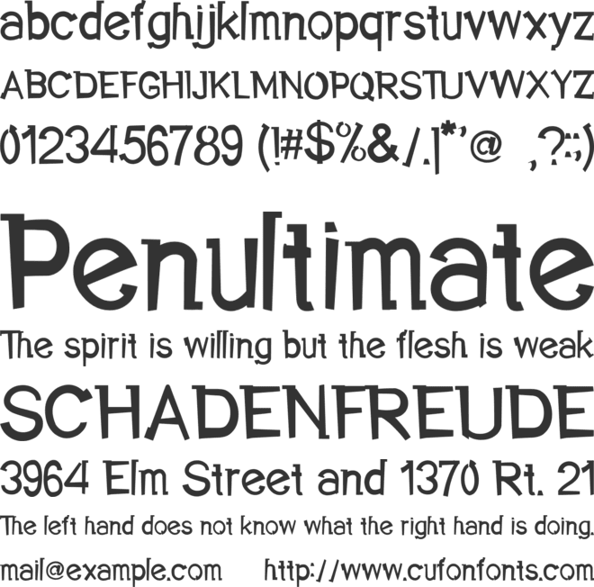 Rapunzel Govermen font preview