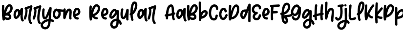 Barryone font download