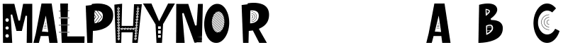 MALPHYNO Regular font