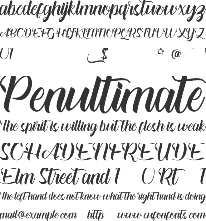 Alloefira free for personal font preview