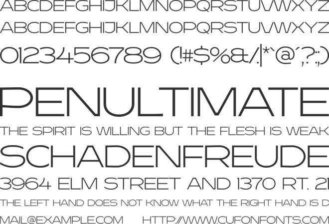 Resotho font preview
