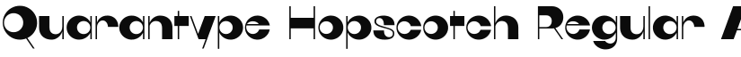 Quarantype Hopscotch font download