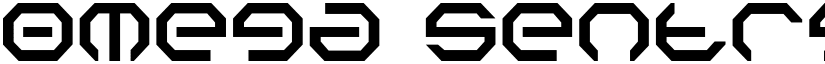 Omega Sentry font download