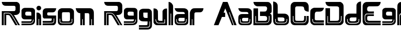 Reison Regular font