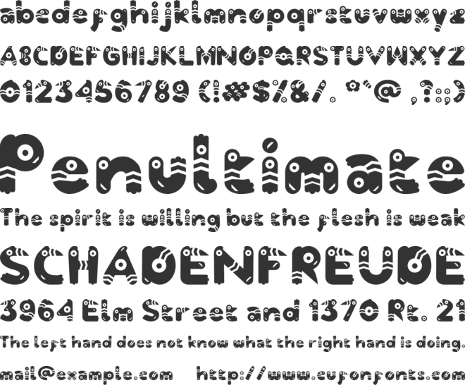 Julang Sulawesi font preview