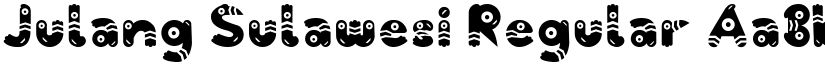 Julang Sulawesi Regular font