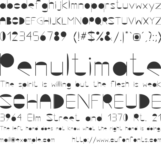 Alex-P1 font preview