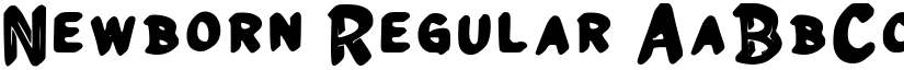 Newborn Regular font