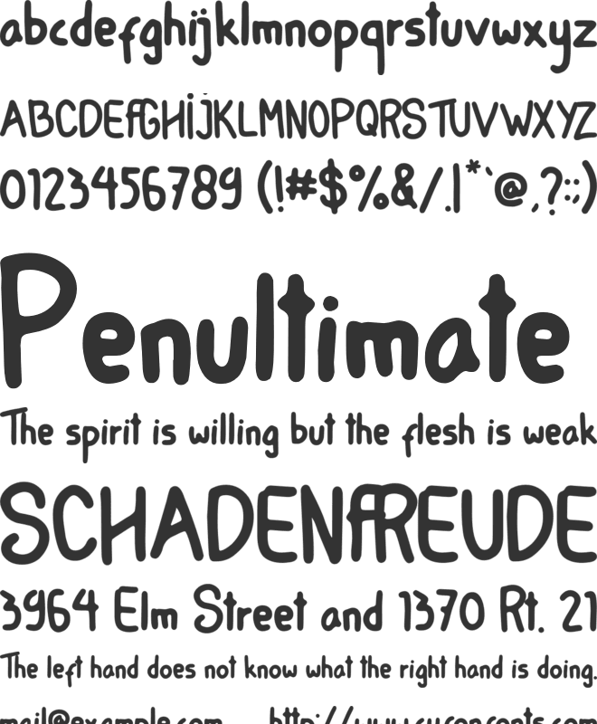 Amrica Seriket font preview