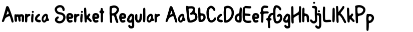 Amrica Seriket Regular font
